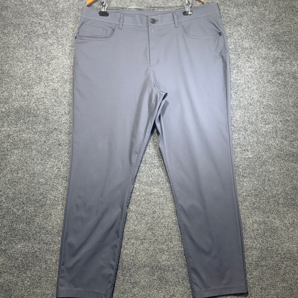 Public Rec All Day Every Day Pants Mens 40x32 Grey Performance 5-Pocket Trousers